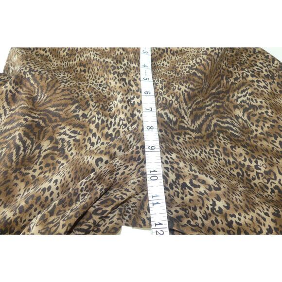 Norton McNaughton Leopard Pants Size 4P Petite Animal Print Stretch - Picture 5 of 8